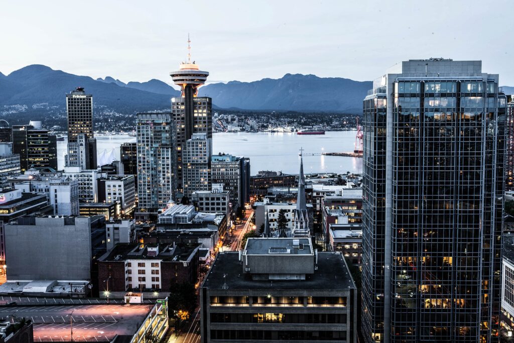 Landscape picture of Vancouver